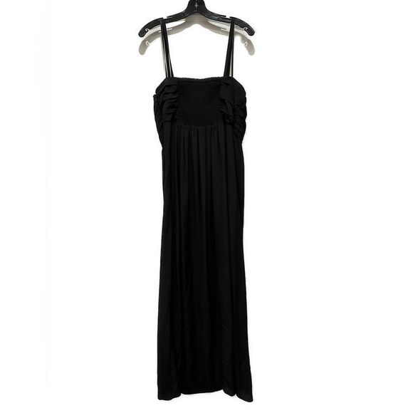 Jessica Simpson Black Formal Maxi Dress Removed Straps Size 14W - Picture 4 of 8